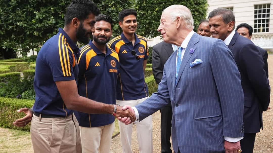 Indian players met King Charles In London 