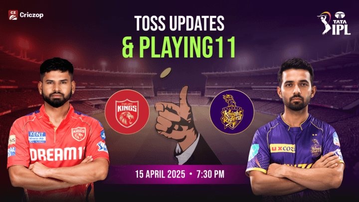 PBKS vs KKR Live toss updates