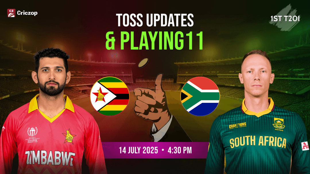 Zimbabwe vs South Africa 1st T20I Toss Updates 